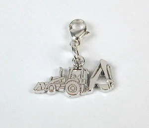 Dije retroexcavadora de plata de ley broche de garra de langosta gratis EE. UU. Envío - Imagen 1 de 2