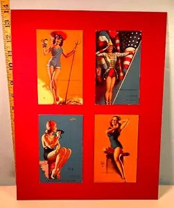 Vintage Pinup Girl Mutoscope Various Artist Advertising Exhibit Panel 11x14 #3 - Picture 1 of 4