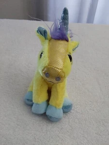 Winkeez Lily the Unicorn Stuffed Animal Yellow Plush Toy Kids Birthday Gift  - Picture 1 of 8
