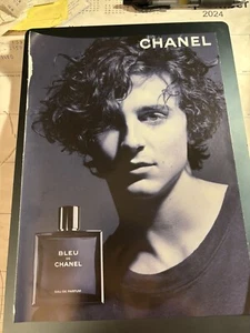 Timothee Chalamet poster/pubblicità stampa originale per Blue De Chanel. 8 X11 - Foto 1 di 6