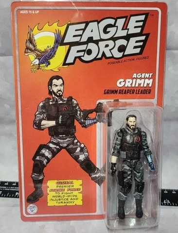 Eagle Force Agent Grimm - Grimm Reaper Leader figure Zica Toys Fresh Monkey Cover