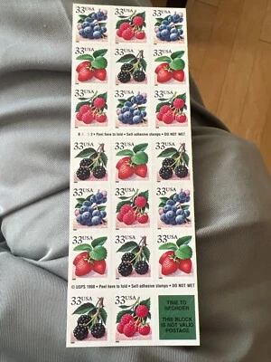 See Photos. US Fruit Berries 33c Stamp Scott #3297b - Image 1 of 2