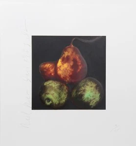 Donald Sultan, Red Pears, Screenprint, signed and numbered in pencil - Picture 1 of 3