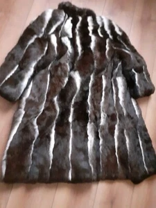 Pelzmantel Gr 40/42 Unikat Handarbeit Kaninchen - Bild 1 von 11