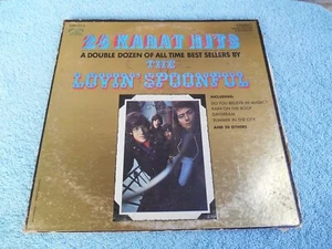 THE LOVIN' SPOONFUL  24 KARAT HITS DOUBLE LP RECORD ALBUM KAMA SUTRA KLPS-750-2 - Picture 1 of 21
