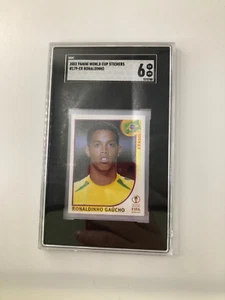 PANINI WORLD CUP STICKER 2002 RONALDINHO BRAZIL SGC 6 . - Picture 1 of 2