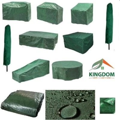 WATERPROOF OUTDOOR GARDEN FURNITURE COVERS PATIO TABLE SOFA BENCH CUBE BBQ SWING - Image 1 of 2