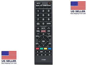 New CT-8037 Replace Remote Control for Toshiba TV 40L3400 40L3400U 50L3400  - Picture 1 of 4