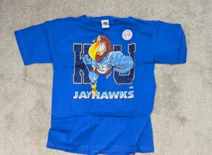 Kansas Jayhawks Joy Athletic T-Shirt Mens XL Extra Large New Blue KS NCAA - Picture 1 of 16