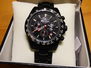 Herrenuhr FIREFOX Armband Sky Commander Chronograph analog Quarz Edelstahl - Bild 1 von 10