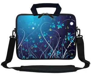 Estuche con funda de neopreno para portátil de 13,3" con mango de bolsillo y correa de transporte 1407 - Imagen 1 de 3