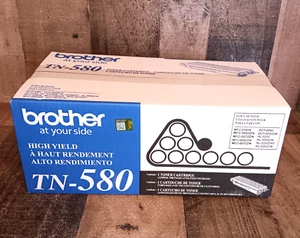 Tóner de alto rendimiento Brother TN-580 - NUEVO sellado - negro genuino TN580 alto rendimiento - Imagen 1 de 4