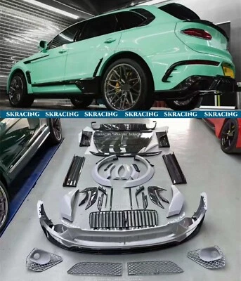 DRY CARBON BODY KITS FITS BENTLEY BENTAYGA FRONT LIP REAR DIFFUSER TRUNK SPOLER - Image 1 of 4