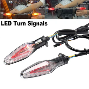 LED Rear Brake Turn Signals Indicator For BMW S1000R R1250GS/ADV M1000R R Nine T - Picture 1 of 17