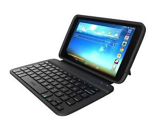 ZAGG Ultra-thin Keys Folio Case Bluetooth Keyboard for LG GPAD 8.3 - Black