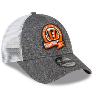 Cincinnati Bengals NFL AFC North Champions 2023 New Era Mesh Mütze grau Snapback - Bild 1 von 6