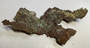 Pepita de cobre nativo puro - Península de Keweenaw Michigan - Región Superior del Lago - Imagen 1 de 2