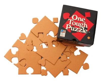One Tough Puzzle Great American Puzzle Factory 9 Pieces 2003 Bronze Metallic - Image 1 of 4