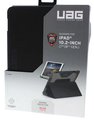 Funda tipo folio UAG Urban Armor Gear Plyo para iPad 10,2 pulgadas 8ª generación 7ª generación negra Foto 1 de 4