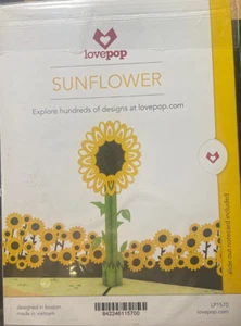 Lovepop Greeting Card 3D Pop Up, SUNFLOWER LP1570 NEW - Picture 1 of 2