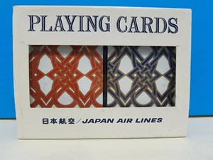 JAPAN AIR LINES - VINTAGE NINTENDO PLAYING CARDS - SEALED WITH TAX STAMPS - Picture 1 of 4