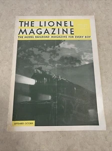 The Lionel Magazine September-October 1933 Vol. 3 No. 5 Vintage Lionel Trains - Picture 1 of 7