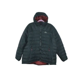 LL Bean Women's Black Quilted Bean's PrimaLoft Down Puffer Hooded Jacket 2X - Picture 1 of 9