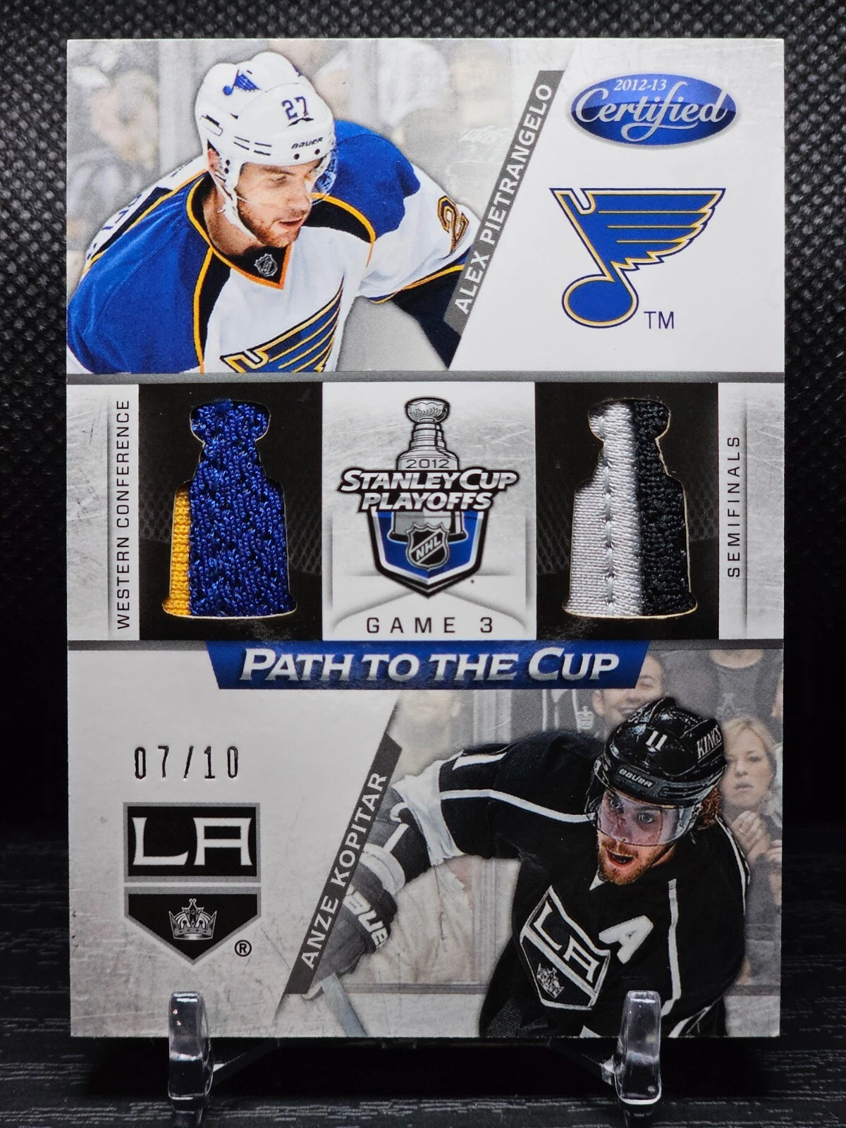 2012-13 Panini Certified Pietrangelo / Kopitar Path To The Cup Dual Patch #d /10