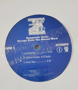 DANGEROUS DAME ESCAPE FROM THE MENTAL WARD LP VINYL RECORD 94 BAY AREA SEALED  - Picture 1 of 2