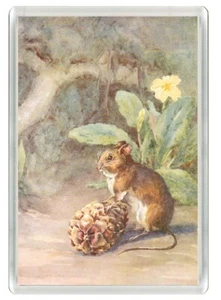 WOOD MOUSE WILDLIFE NATURE BEAUTIFUL NOVELTY FRIDGE MAGNET GREAT GIFT - Picture 1 of 1