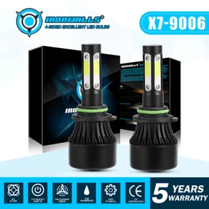 9006 HB4 LED Headlights 4-Sides Bulbs Kit 2400W 360000LM Low Beam Fog Lights HID - Picture 1 of 12