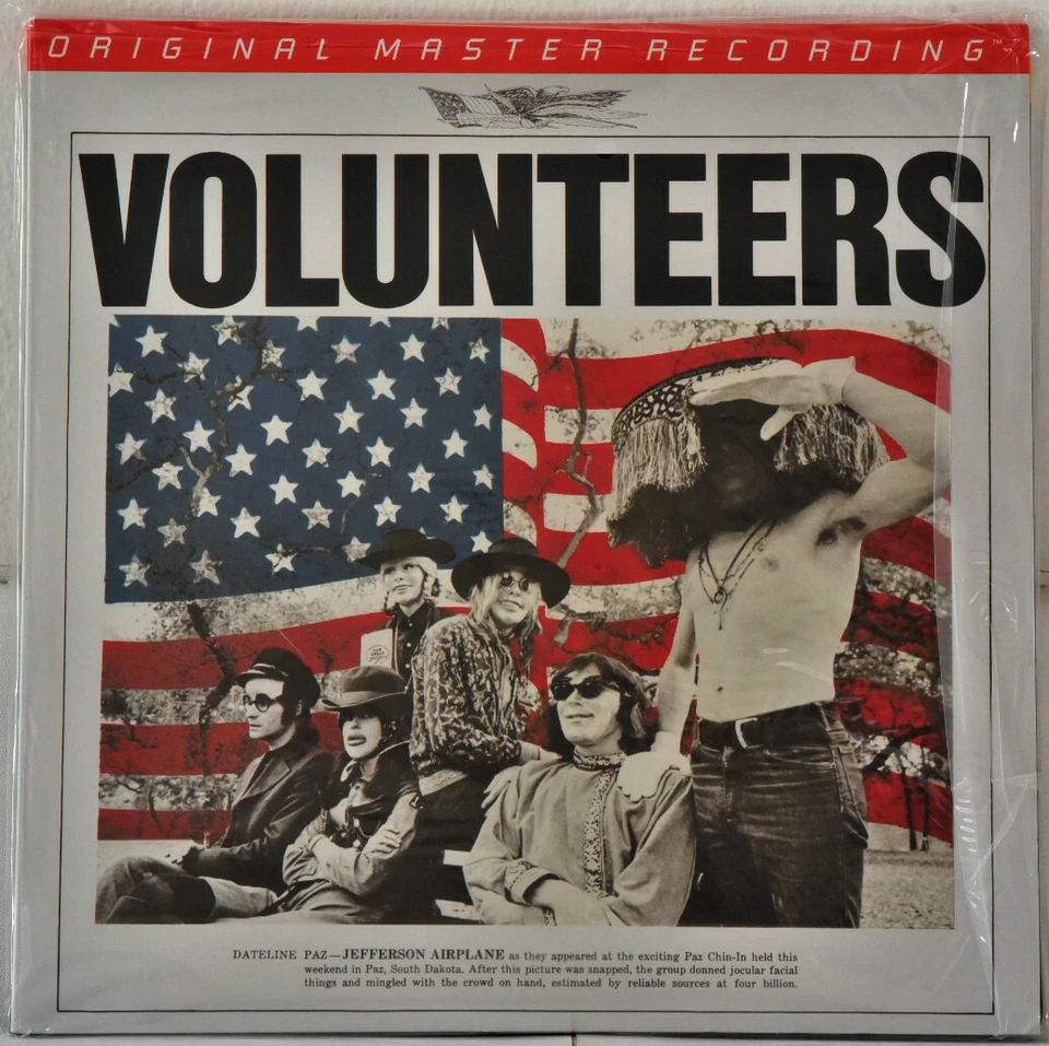 MFSL2-457 45rpm JEFFERSON AIRPLANE "Volunteers" #2LP SET No #1456 FACTORY SEALED Foto 1 de 2