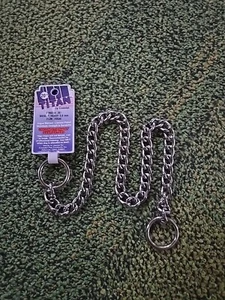 Coastal Pet Products 5530 Heavy 20" Inches Titan Training Chain Collar 3.0mm - Picture 1 of 2