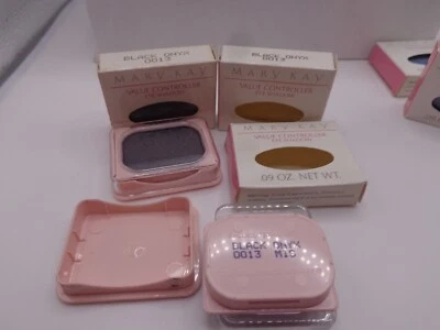 2 FOR Mary Kay " BLACK ONYX " Eye Shadow Value Controller~Vintage Discontinued - Image 1 of 3