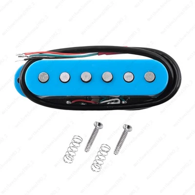 Alnico V Single Coil Stacked pickup for ST/ Stratocaster noiseless style Guitar - Image 1 of 4