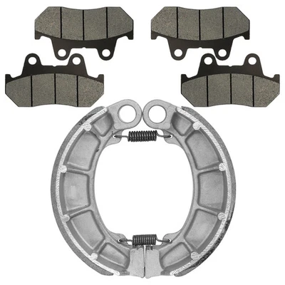 Pastillas de freno delanteras y zapatas traseras para Honda Gl500 Gl500I Silver Wing 500 1981 1982 Foto 1 de 4