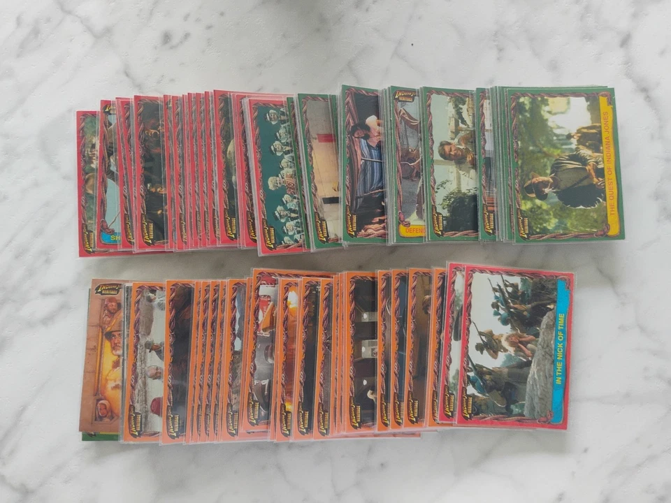 2008 TOPPS HERITAGE INDIANA JONES 90 CARD PARALLEL #/500 COMPLETE SET - Image 1 of 4