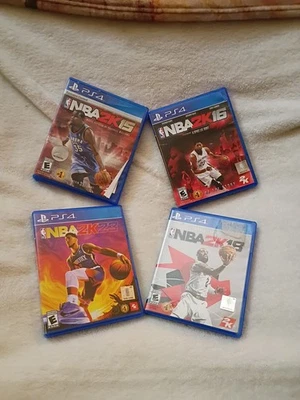Lote De 4 PS4 NBA 2k15 2k16 2k18 Y 2k23 Foto 1 de 4