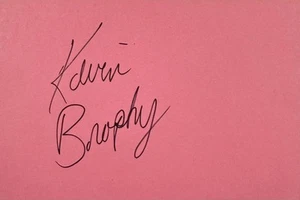 KEVIN BROPHY Signed Autographed 4"x 6" INDEX CARD LUCAN Time Walker HELL NIGHT - Picture 1 of 6
