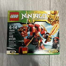 LEGO NINJAGO Kai's Fire Mech 70500 102pc Box Set Plastic Ages 6-14