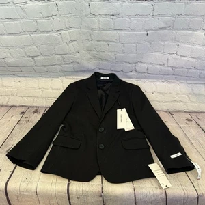 Calvin Klein Boy’s Black Suit Jacket Sz: 6 NWT - Picture 1 of 4