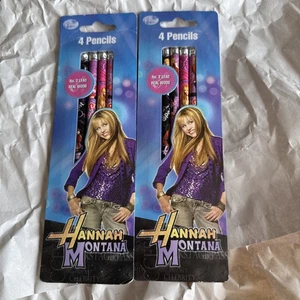 Juego de dos paquetes de lápices Hannah Montana Miley Cyrus nuevos - Imagen 1 de 10
