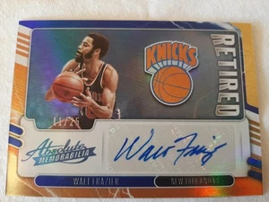2020-21 Absolute Memorabilia Walt Frazier Gold Retired 11/25 New York Knicks - Picture 1 of 4