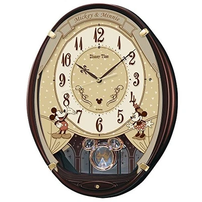 Seiko Clock Wall Clock Character Disney Mickey Mouse Minnie Mouse Radio Analog 6 - Image 1 of 4