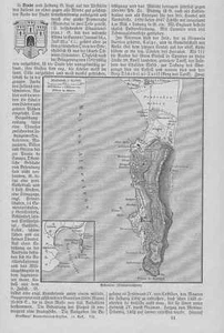 Rock of Gibraltar Harbor Original Map from 1897 Racetrack Barracks - Picture 1 of 1