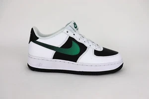Nuevo con caja Nike Air Force 1 Gs Blanco Verde Mujer Entrenadores Talla Uk 4 Eur 36.5 - Imagen 1 de 11