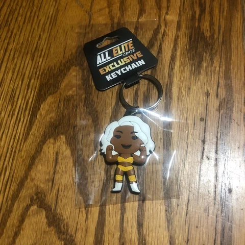 Jade Cargill Babyface Brawler Keychain All Elite Crate Cover