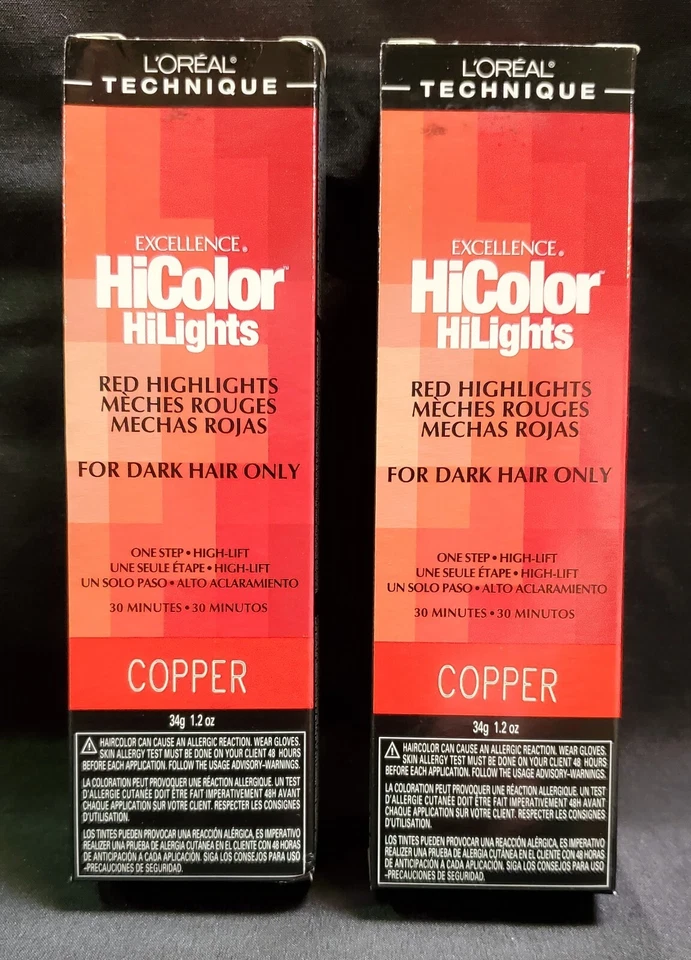 Loreal Excel Hicolor Hilights Cobre 1.2oz (Paquete de 2) Foto 1 de 2