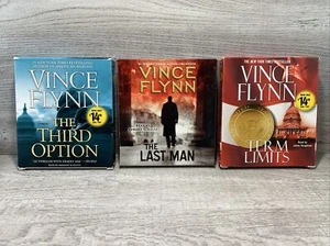 Vince Flynn Audio CD Books Lot Of 3 Third Option, Last Man, Term Limits EUC! - Picture 1 of 7