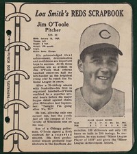 1959 CINCINNATI ENQUIRER REDLEGS SCRAPBOOK JIM O'TOOLE